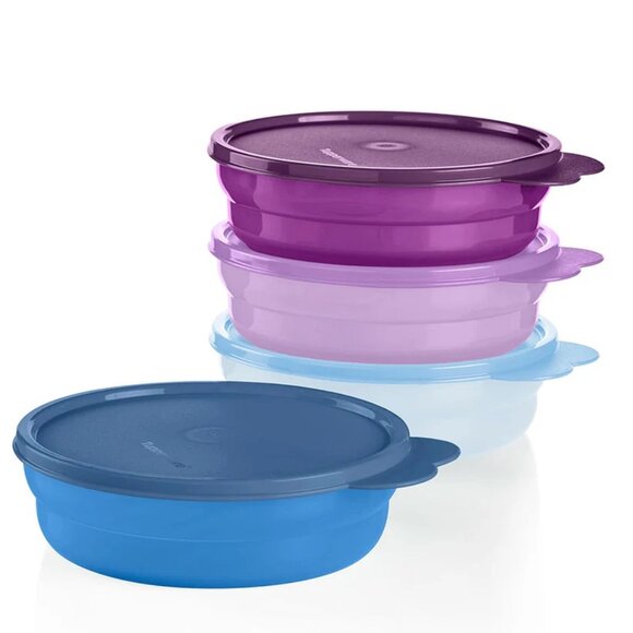 Tupperware  Microwave Reheatable Cereal Bowls - Picture 1 of 2